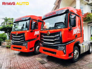 BÀN GIAO 02 XE ĐẦU KÉO HOWO MAX CHO KHÁCH HÀNG TẠI NAM ĐỊNH