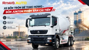 RA MẮT XE BỒN TRỘN BÊ TÔNG HOWO – BỒN JUNTON PHIÊN BẢN CẢI TIẾN